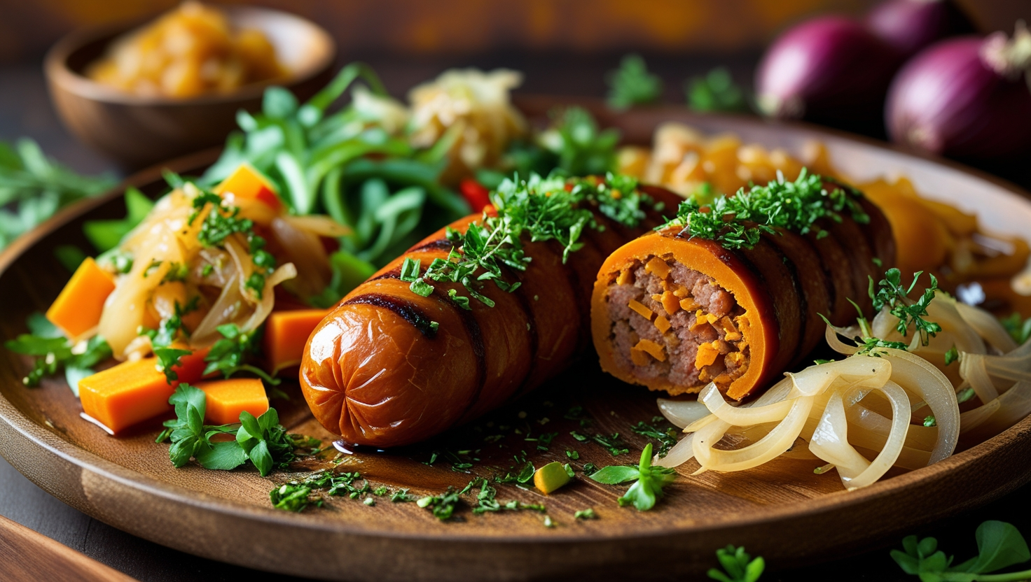 A tantalizing vegan sweet potato curry dish